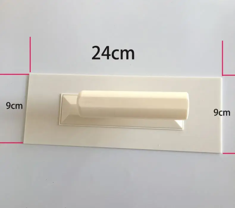 1pc 24x9cm Professional Right angle head Plastic plaster trowel wall paint trowel plastic trowel