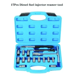 Universal Car Diesel Injector Seat Cutter Set Oil Nozzle Reamer Carbon Remover Clean Kit Auto Repair Tool Automotive Accessories