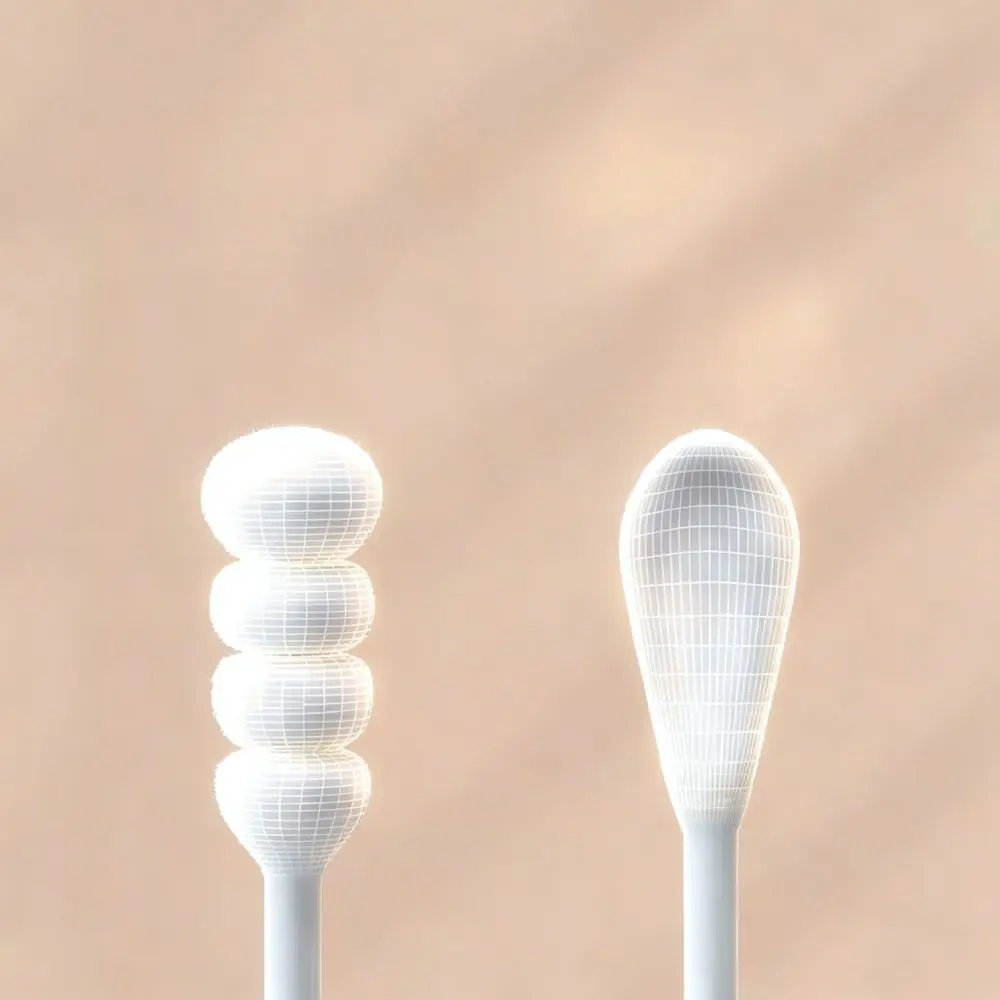 Dual Head Cotton Buds Spiral Ear Cleaning Applicator Safe Soft Material For Daily Personal Hygiene Grooming Needs
