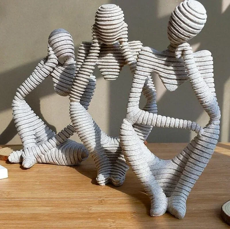 

Creative Home Decor Personality Interior Living Room Office Sandstone Figure Sculpture