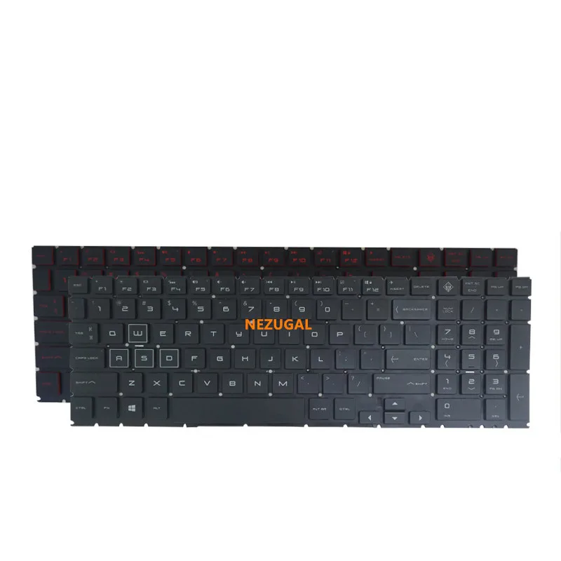 US Backlit Laptop Keyboard For HP 15-DH 15-DC Q211 C143 OMEN 15 DC DC0003la DC005TX DC0004TX 15-DH TPN-Q211