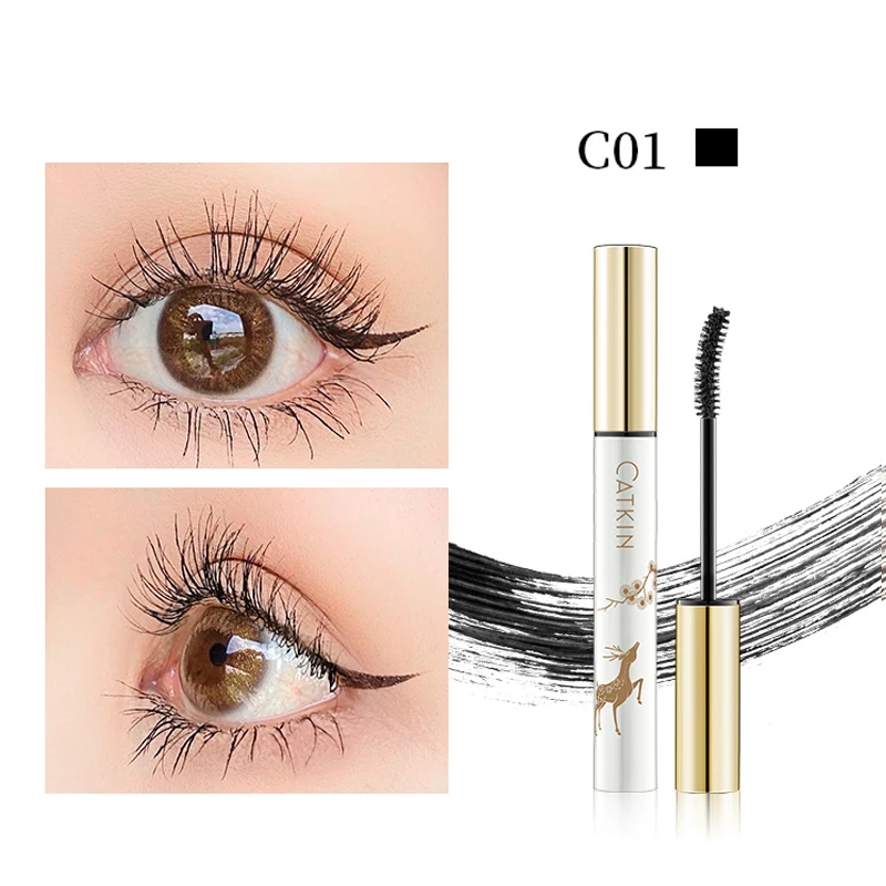 CATKIN long lasting black mascara intense length Voluptuous Volume, Intense Length, Feathery Soft Full Lashes