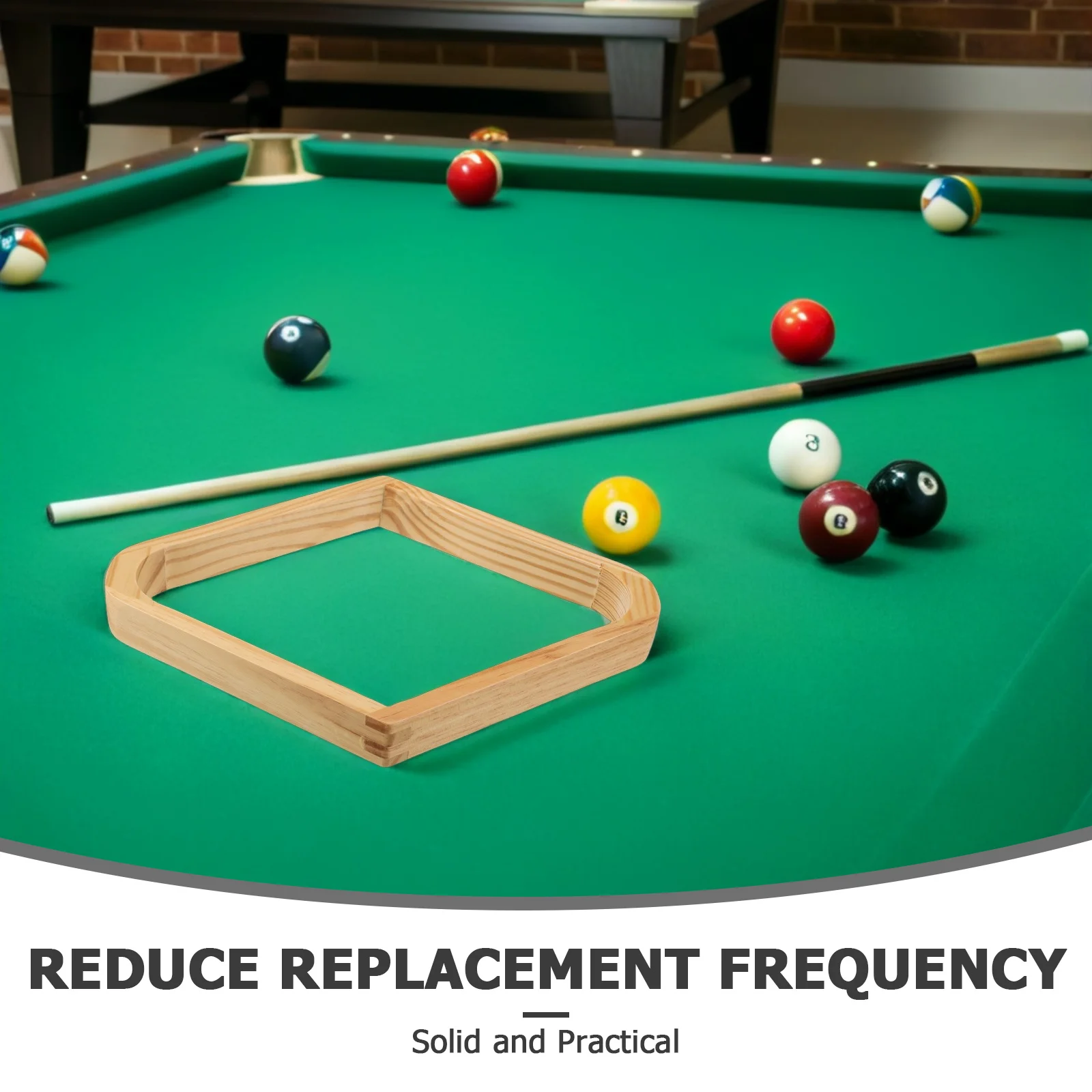 2 Stücke Massivholz Billard Rack Dreieck 89 Ball Set Tragbare Professionelle Spielzimmer Zubehör Billard Rack Snooker Liefert