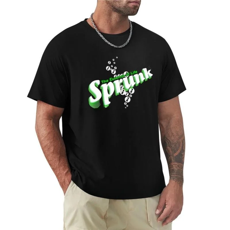 Sprunk T-Shirt custom plaint man clothes men cotton top tees mens Short Sleeve Summer custom 2024 Male printing t-shirt fashion