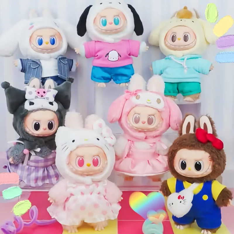 

Новинка: Pop Mart The Monsters Labubu Sanrio Family Characters Series — коллекционные фигурки в закрытых коробках, Hello Kitty, Kuromi, настольные игрушки, подарки на день рождения