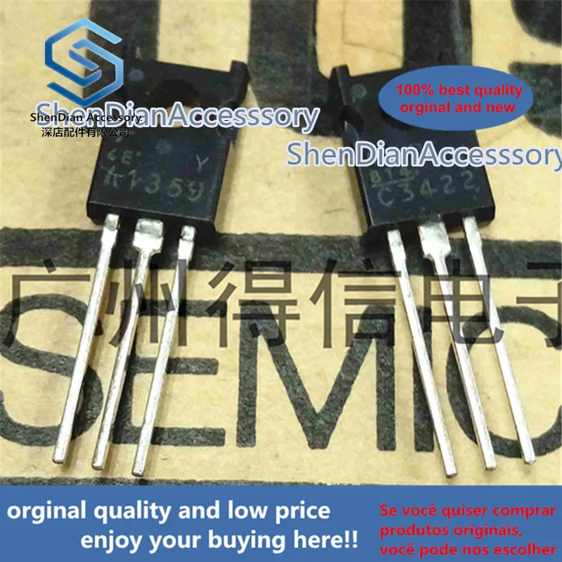 5pairs 100% orginal new 2SA1359Y 2SC3422YTO-126  real photo