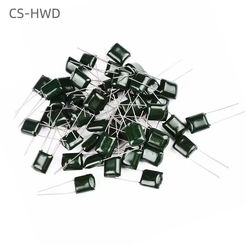 50pcs Polyester film capacitor 630V 1nF 1.5nF 10nF 22nF 33nF 47nF 2J102J 2J152J 2J222J 2J472J 2J682J 2J103J 2J223J 2J333J 2J473J