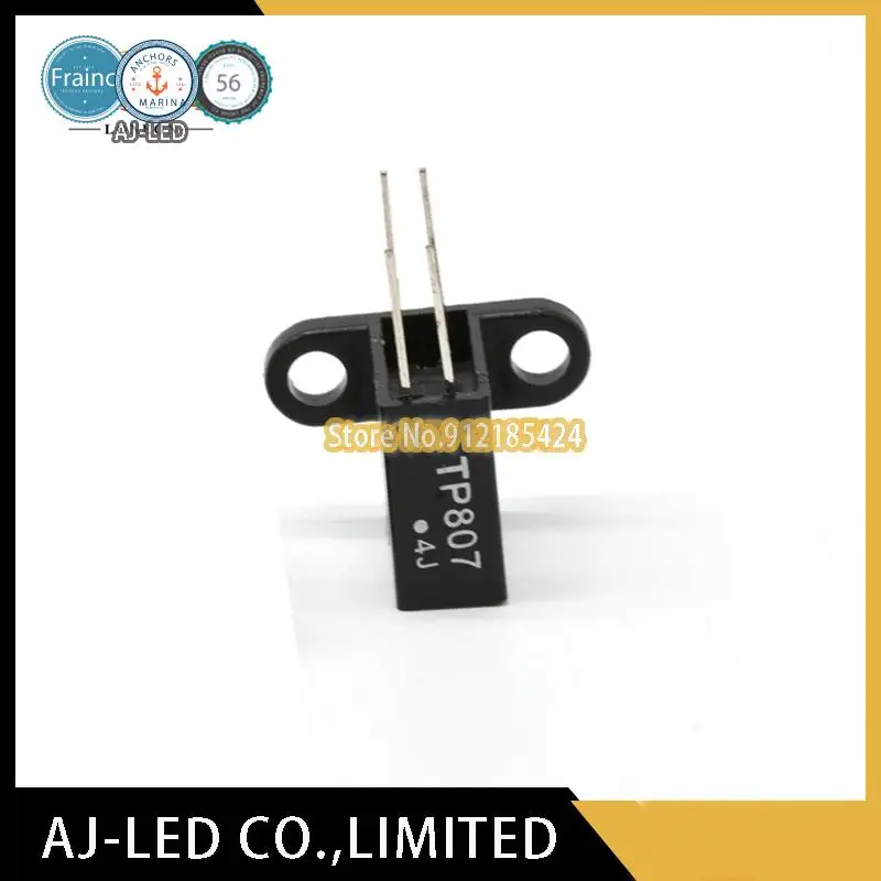 20 pçs/lote TP807 DIP Sensor Fotoelétrico Infravermelho através do feixe interruptor fotoelétrico optoacoplador com ranhura em U, largura do slot 5mm novo