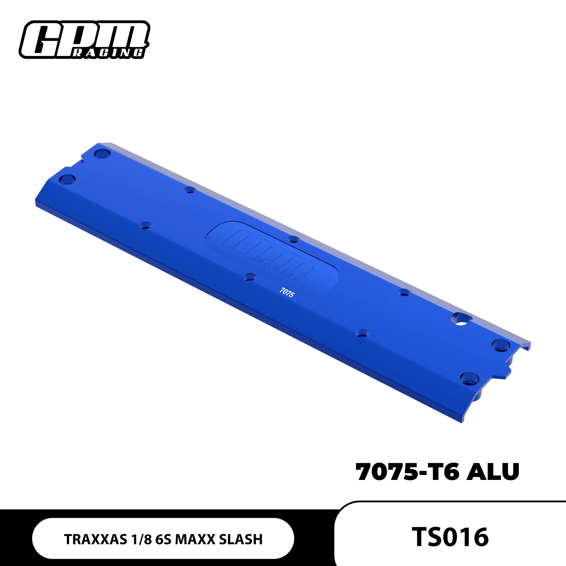 High End 7075 Alloy Center Skidplate For TRAXXAS 1/8 6S Maxx Slash 102076-4