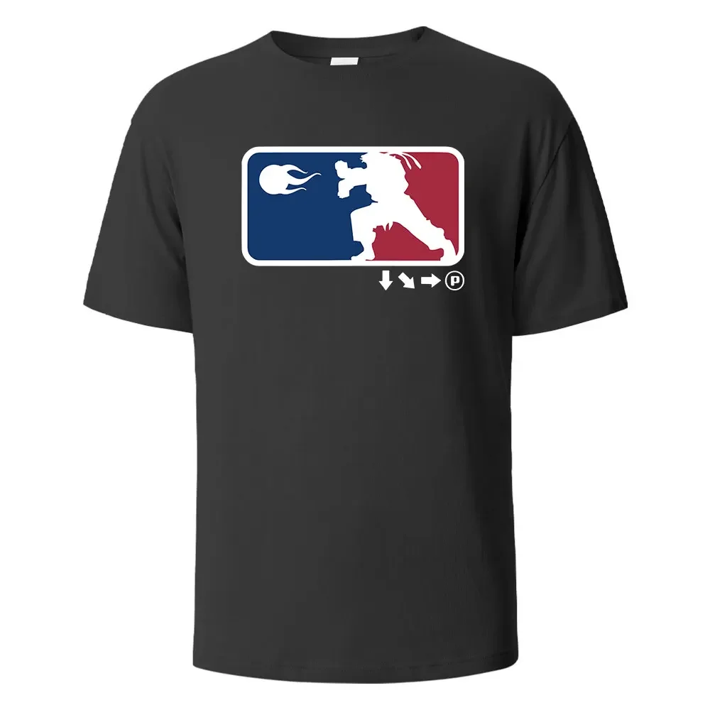 

Happy Gamer Printed T-shirt Men's 100% cotton summer Breathable top o neck oversized T-shirt short sleeve men's clothing