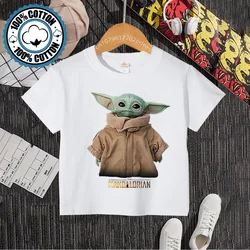 Summer children's cotton O collar T-shirt Boys girls joint wind short sleeve youth Ugly Union Ronda printed top 100% cotton T-sh