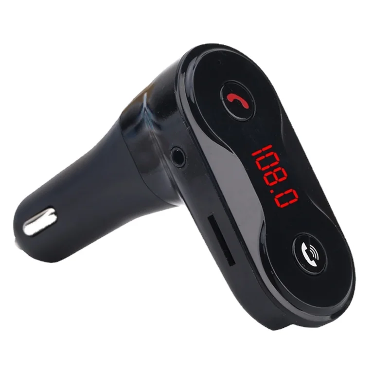 Car Bluetooth MP3 Player - Factory Direct Sale, Car C8 Bluetooth Hands-free FM Transmitter, In Stock