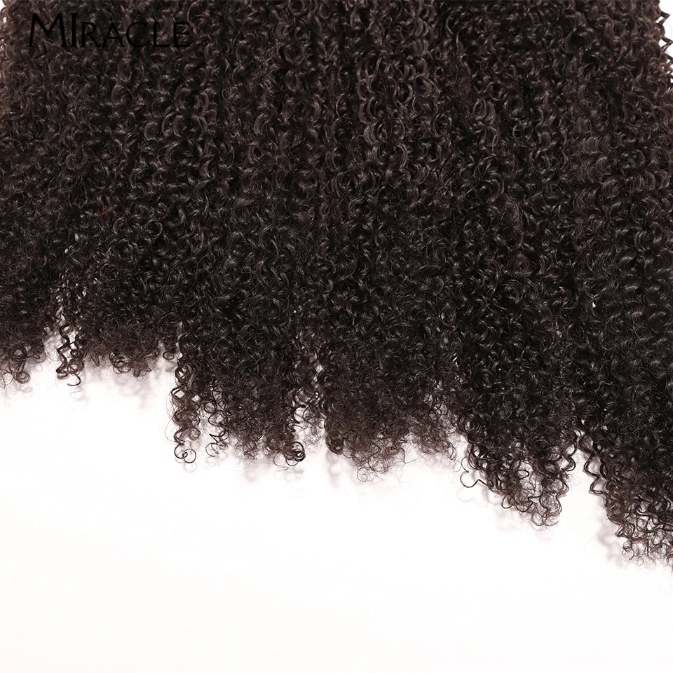 MILAGRE-Pacotes de cabelo sintético para mulheres, extensões de cabelo, peruca macia, cabelo castanho, 20 polegadas, 22 polegadas, 24 polegadas, 6