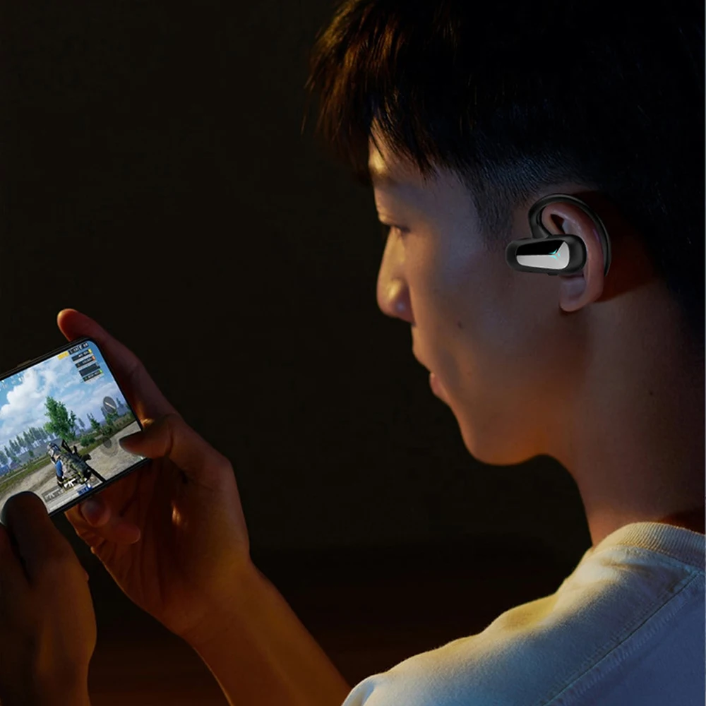 Drahtlose Bluetooth-Kopfhörer, digitales Display, einzelne Ohrhörer, ultralange Standby-Business-Kopfhörer, HD-Anruf-Headset, Mono für den Außenbereich