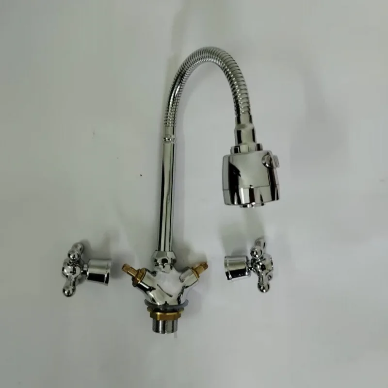 Modern Foreign Trade Kitchen Faucet Hot/Cold Wash Basin Sink with Universal Tube Ceramic Valve Core