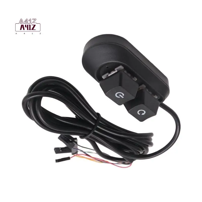 A41Z-RGB LED Lights Computer Desktop Switch PC Motherboard External Start Power On/Off And Reset Button Extension Cable