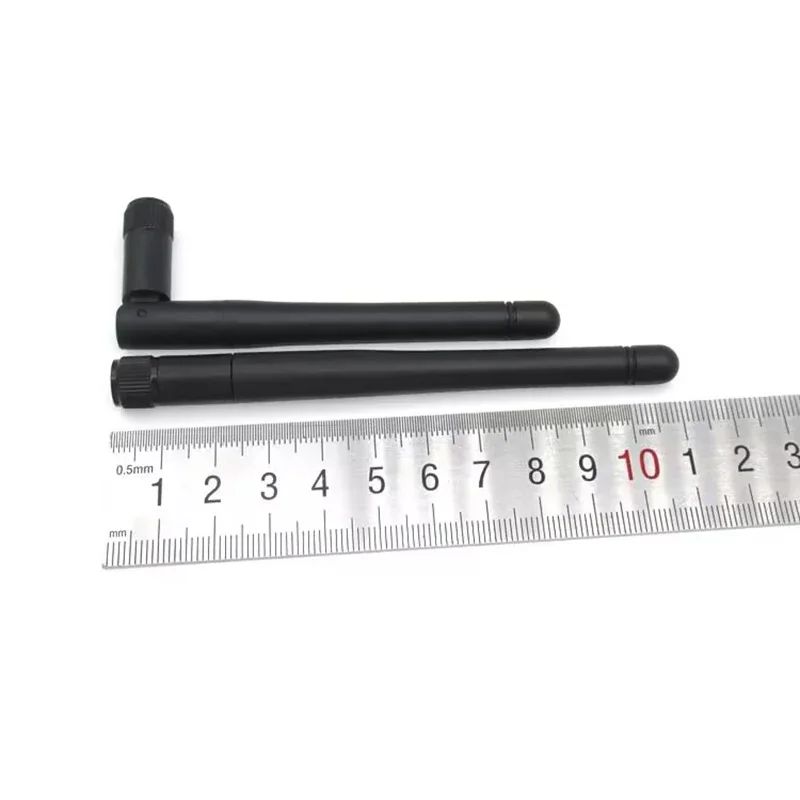 2PCS 2.4GHz Folded Bluetooth ZigBee Antenna 3dBi with U.FL IPEX to SMA Connector 15cm For ESP8266 ESP32 WiFi Module