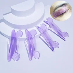 Lomansa 4 Pairs L Curl Silicone Eyelash Perm Pads Sticky Lashes Rod Shield Lifting 3D Eyelash Curler Accessories Makeup Tools