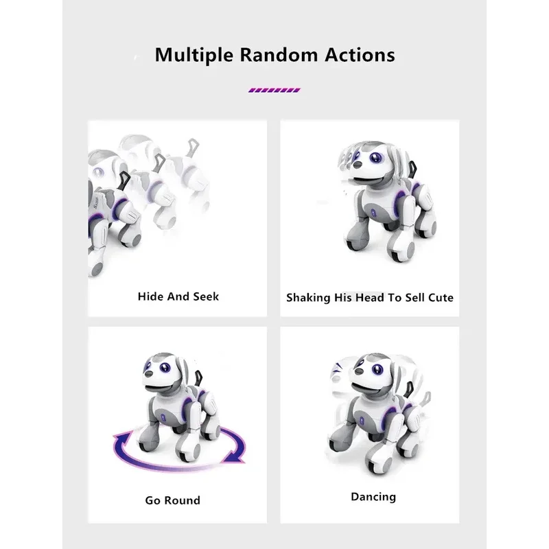 Hot Smart Touch Sensor Dancing Voice Control Intelligent Programming Children Remote Control Educational Toys Remote Control Dog