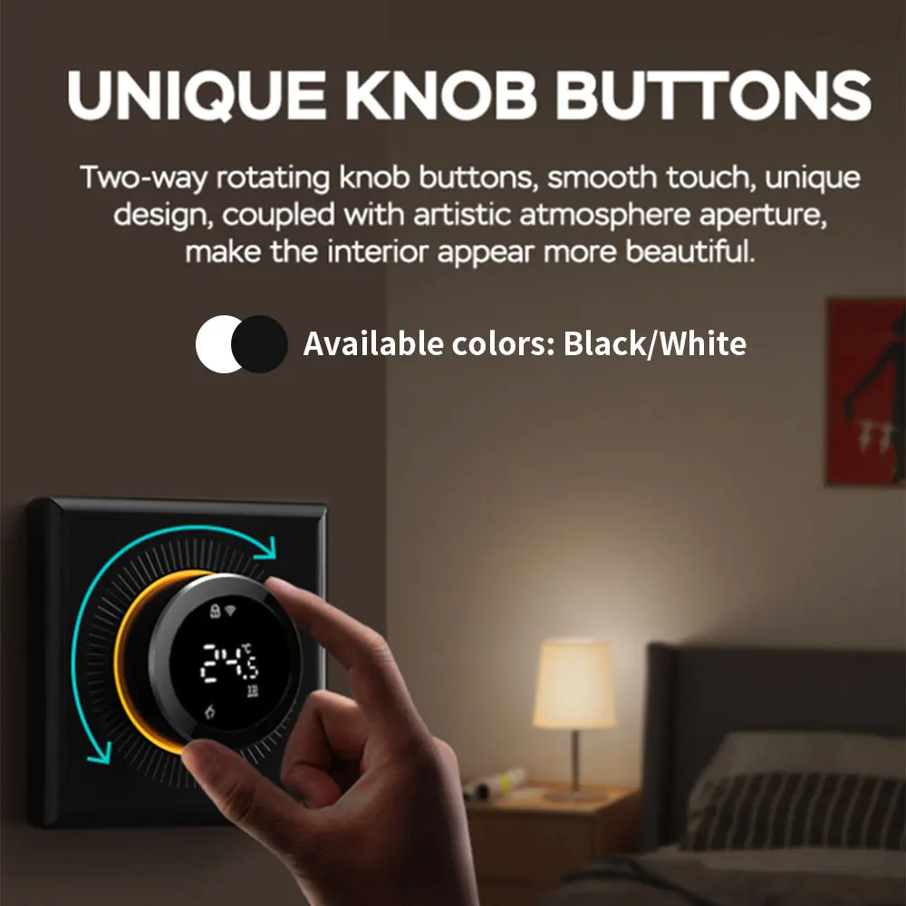 Tuya WiFi منظم حرارة ذكي، أرضية كهربائية/تدفئة المياه/الغاز، وحدة تحكم Smart Life تعمل مع Google Home، Alexa، Alice #3