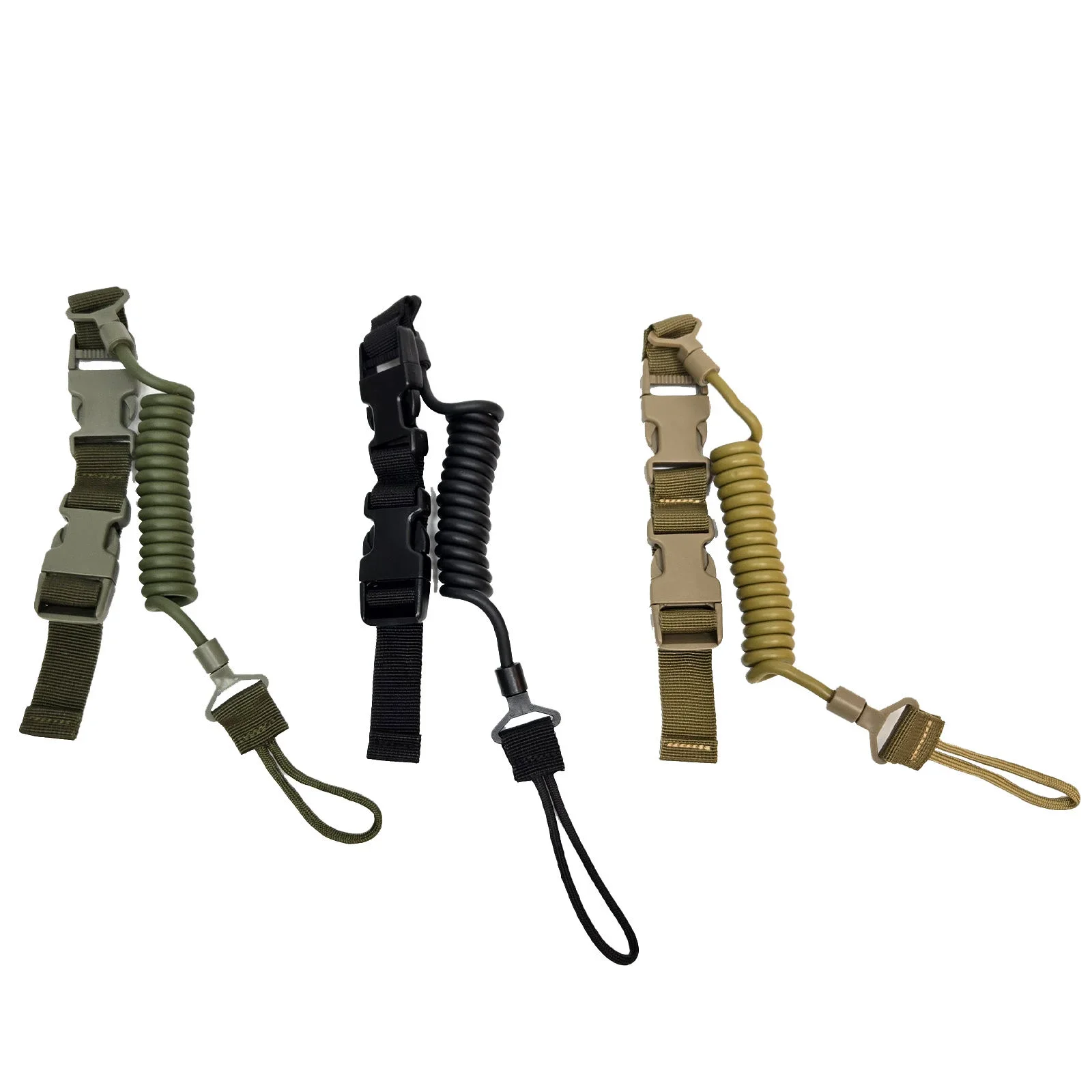 

Outdoor Tactical Slings Anti-lost Adjustable Spring Sling Bungee Loss-proof Lanyard Anti-dropping Security Sling Hanger