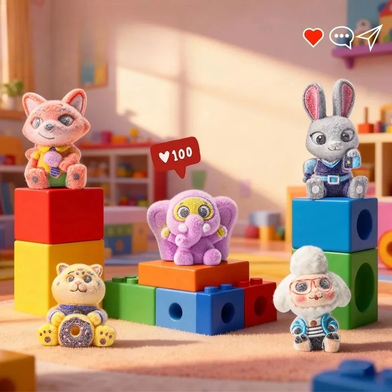 2026 キュート ズートピア ミニフィギュア モデルおもちゃ ブラインドボックス アニメフィギュア ニック ジュディ キャラクター オーナメント モデル キッズ クリスマスギフト