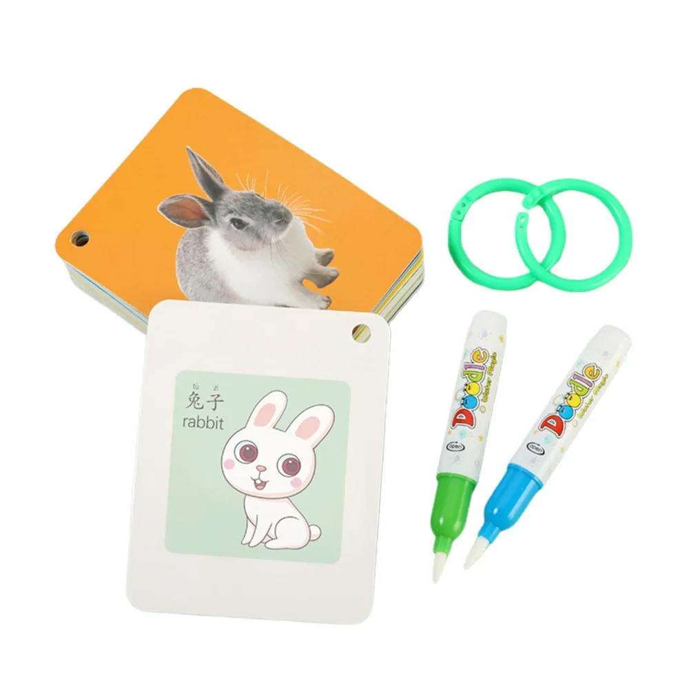 Magische Wasserzeichnungskarten mit Cartoon-Muster, verschiedene Themen, Graffiti, wiederverwendbare Malkarte, kann es nicht auseinander reißen, Aufklärung