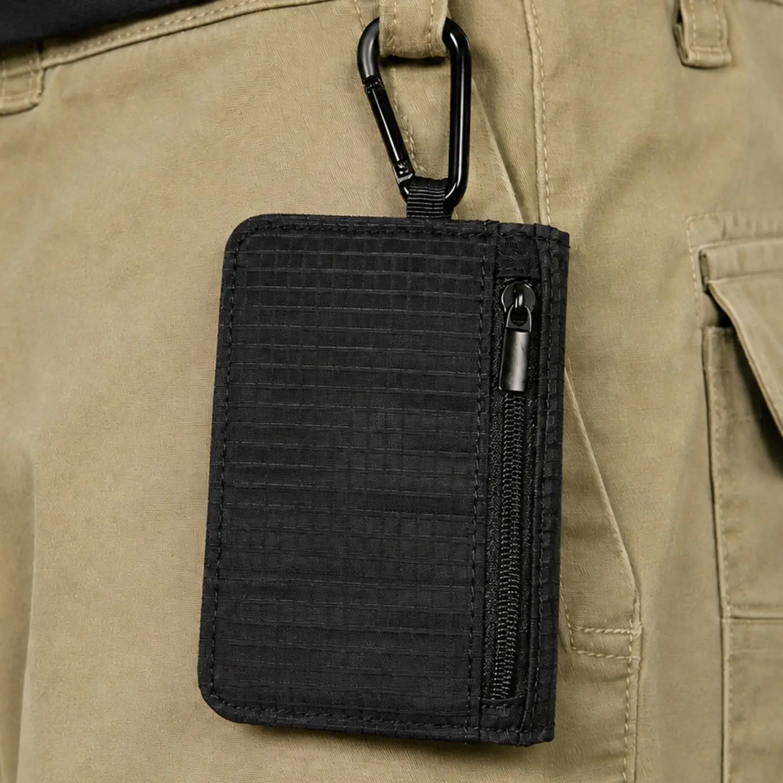 Travel Wallet Anti Theft Invisible Zipper Portable Waist Wallet Card Pouch Under Clothes for Women Men Bank Cards Cash Commuting