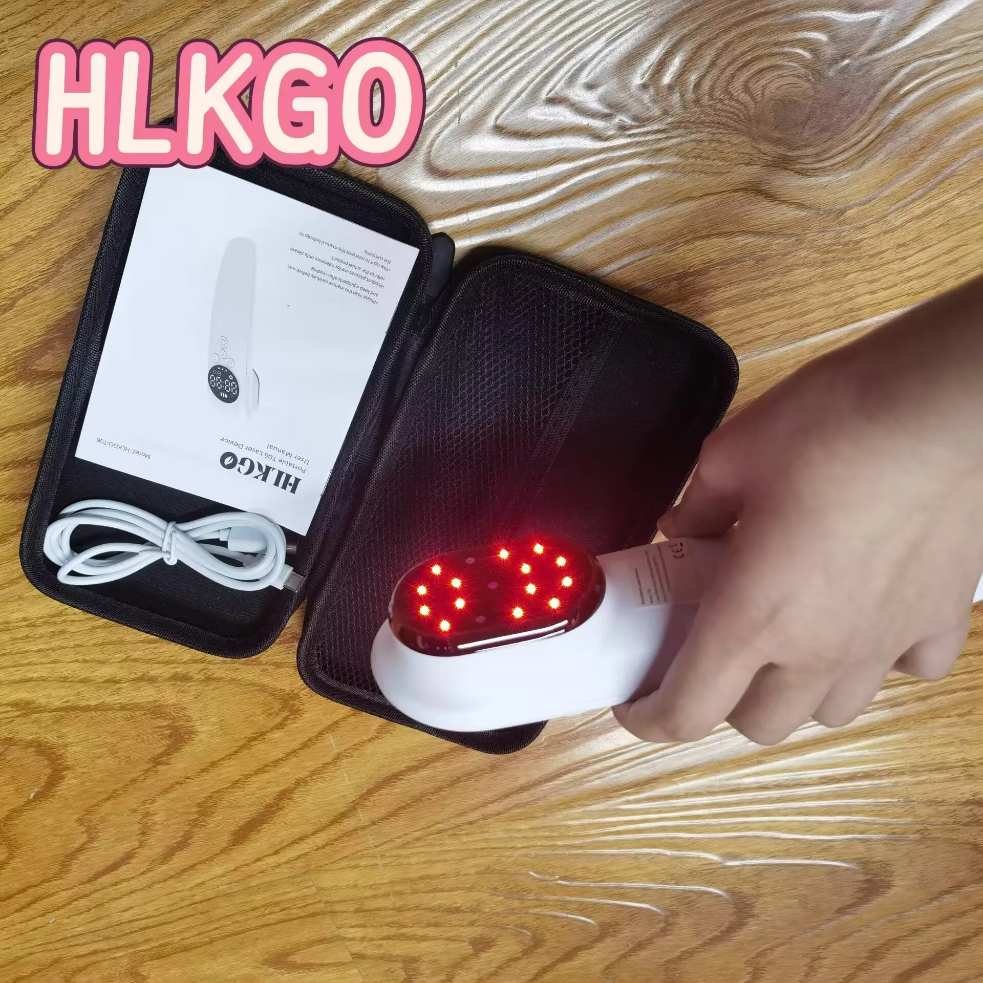 

520mW Cold Laser Therapy Machine, LLLT Red Light for Human Pet Pain Relief, Suitable for Home and Clinic Use