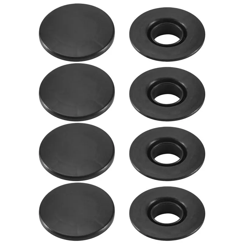 4X Car Mat Carpet Floor Fixing Clips Grips Clamps Nice Black For 6680520