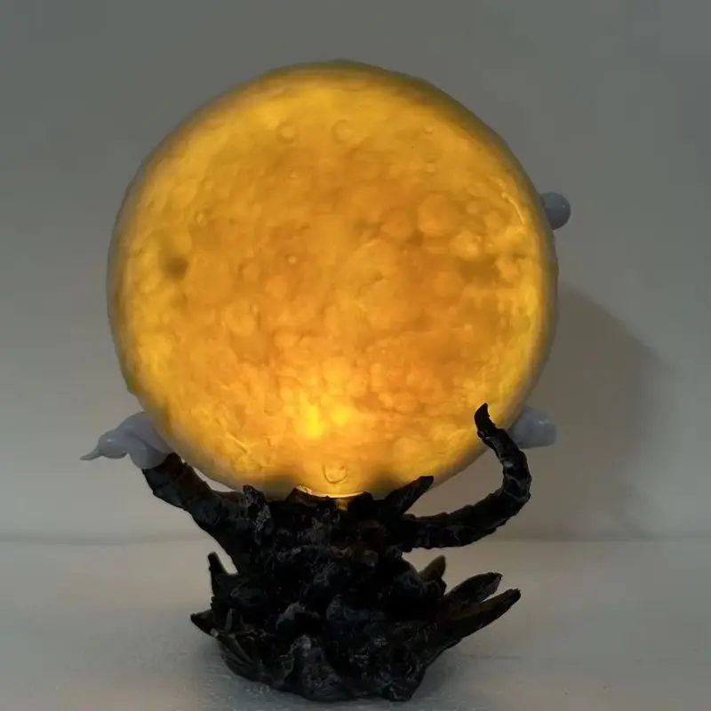 Figura de Anime de una pieza, cabeza de toro y Luna, Nika Monkey D Luffy con luz de luna, figura de acción Gk, modelo de estatua, colección de juguetes, regalo