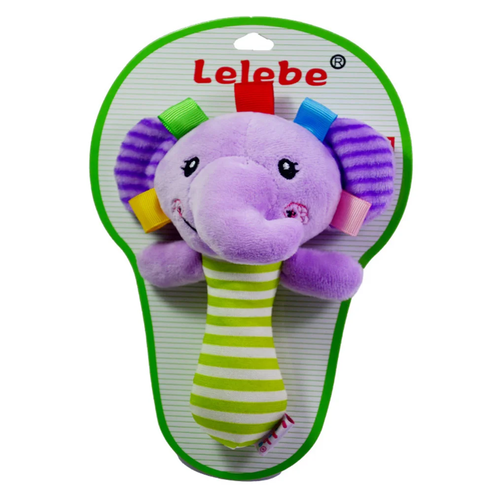 Plush Hand Bell Toys for Babies Wrist Rattles Early Education Grasping Soft Non Baby Girl Boy Cognitive Development