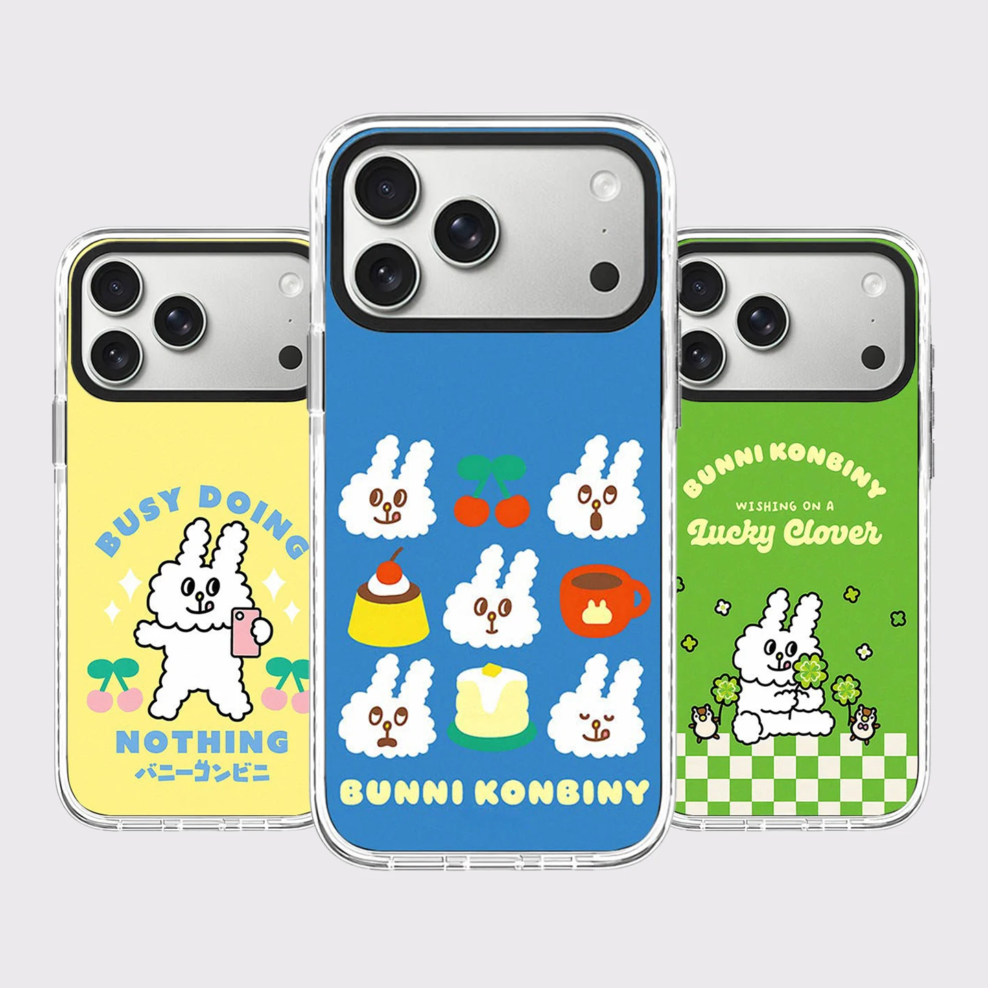 

Bunny Lucky Clover Acrylic White Border Magnetic Phone Case Cover for IPhone 13 14 15 16 17 Pro Max Case for IPhone Air