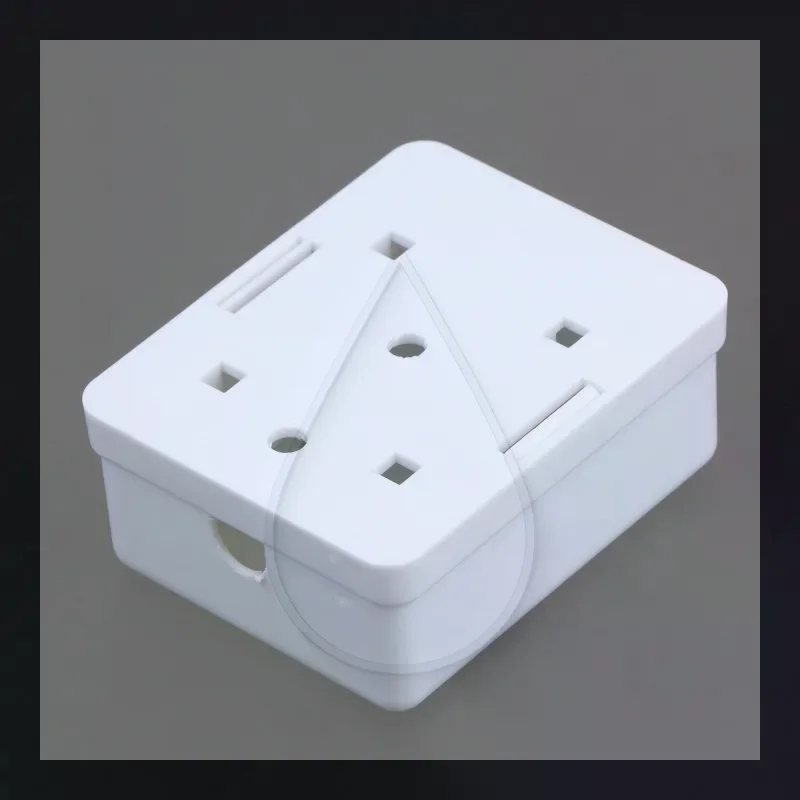 Cat6 RJ45 Surface Mount Box Non-Shielded Single Port Surface Mount Box RJ45-8P8C ABS Single Port Mount Box Network