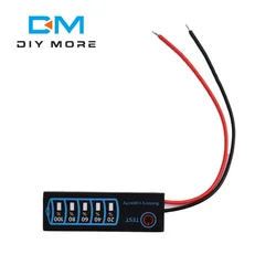 1/5 PCS 3S Battery Charge Indicator Lithium Iron Phosphate Battery Level Tester With LED Lndicator Light Power Display Module