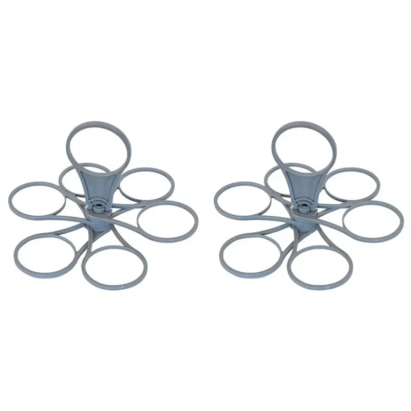 A74E-2Pcs Foldable Rotating Portable Glass Coffee Cup Plastic Portable Cup Holder 6 Sticks Cup Lifter.