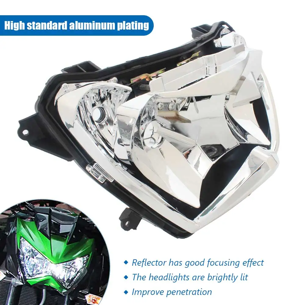 For Kawasaki Z800 Z250 Z300 2013-16 Motorcycle Accessories Headlight Headlamp Assembly Front Head Light Shell Case Lamp Housing