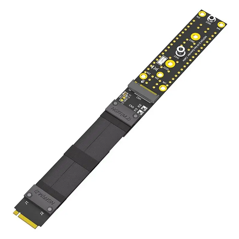 abri-m2-ssd-延長ケーブル。m2（ngff）key-m、nvme対応。2230-2240-2260-2280サイズのハードドライブに対応。