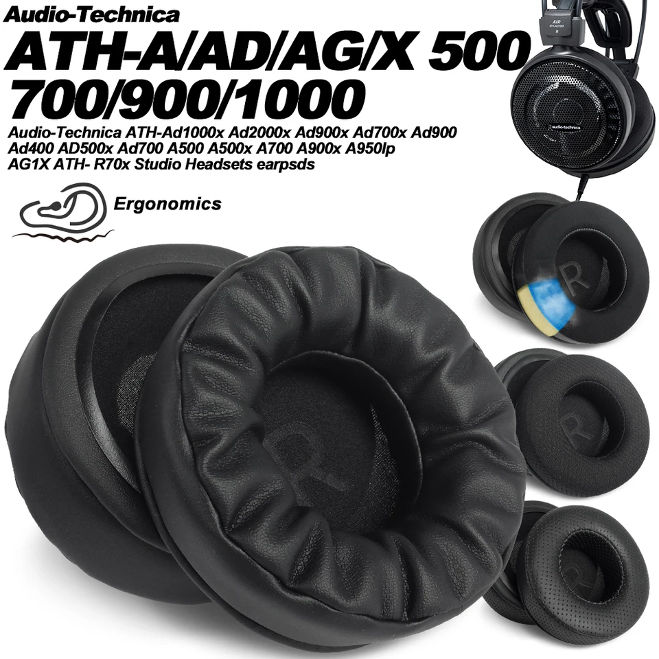 audio-technica ATH-AD2000X 交換用イヤーパッド付き オーディオテクニカ ATH-Ad1000x Ad2000x Ad900x Ad700x A950lp Ad400