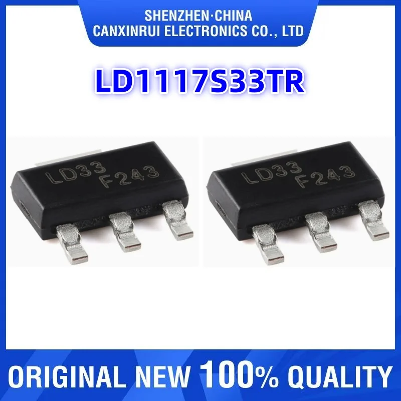 LD33 LD1117S33TR Линейный регулятор 3,3 В SOT223 Новый ST Original Direct Shot