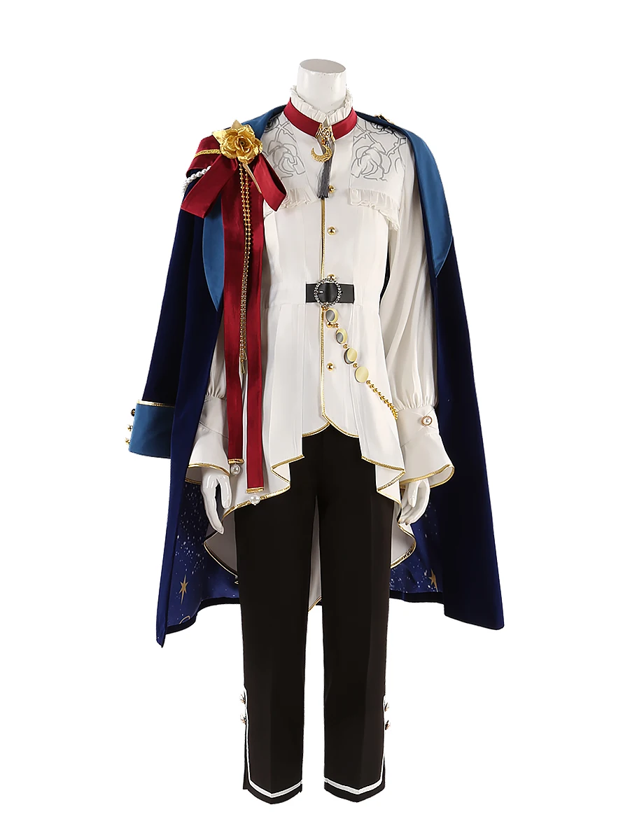 ES Mooyiyi cos Sakuma Ritsu คอสเพลย์เครื่องแต่งกายฮาโลวีนบทบาทเล่นปาร์ตี้การ์ตูนเครื่องแต่งกายชุดดาวที่กําหนดเอง