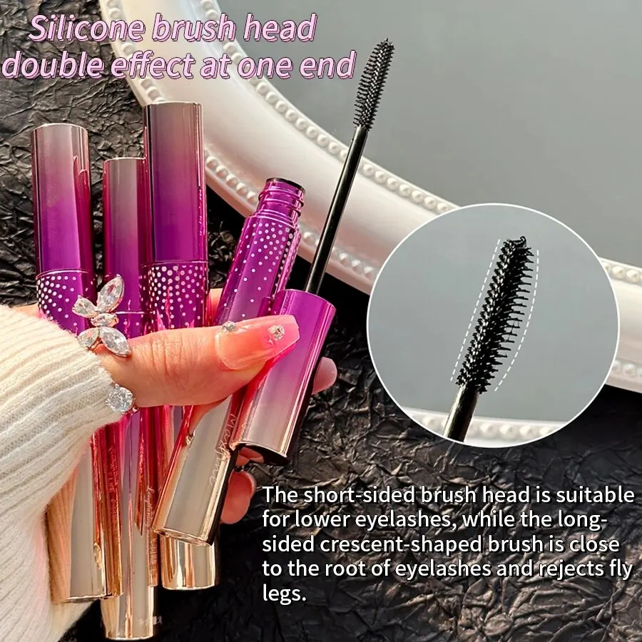 Waterproof Volumizing Mascara Lengthening Curling Thick Lash Lifting Long Lasting No Smudge Eye Makeup