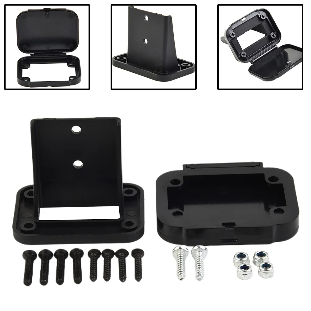 1/2pcs Socket Panel Bracket With 4/8pcs Screw For Ships Yachts RVs Passenger Cars Flush Mount Brackets Panel Cover