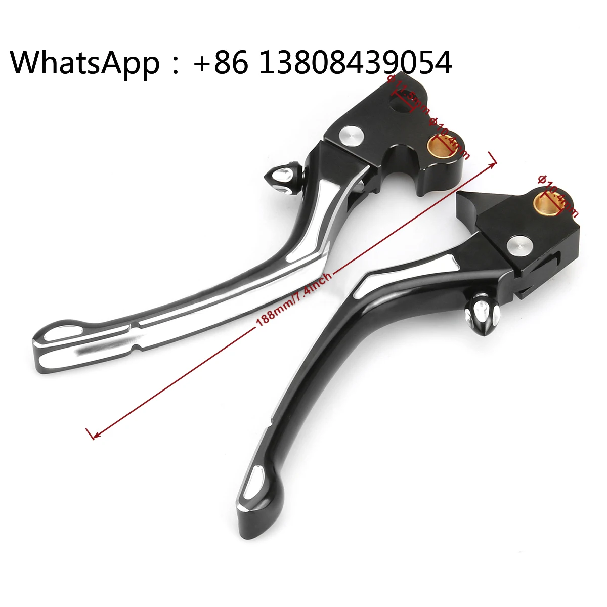 Aluminum Hand Controls for Harley 1996-2014 Softail Fat Boy  1996-2017 Dyna Fatbob Sportster XL1996-2003 Brake Clutch Lever