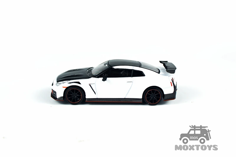 MINI GT 1:64 2024 Papel pérola branco brilhante/caixa blister modelo de carro fundido