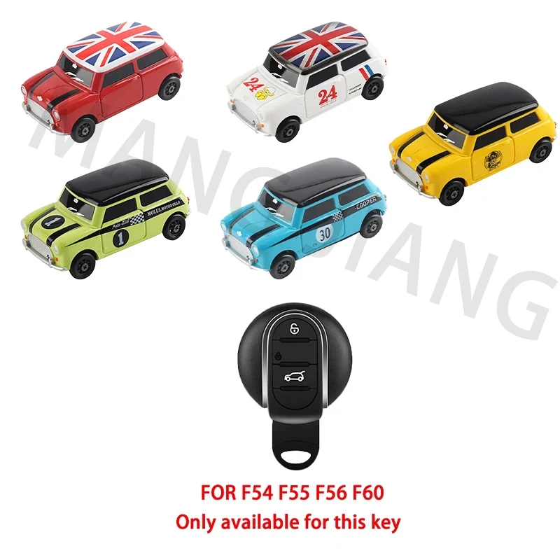 Car Key Case Cover Protection Shell For Mini Cooper F54 F55 F56 F57 F60 Fob Holder Keychain Bag Decorating Fashion Accessories