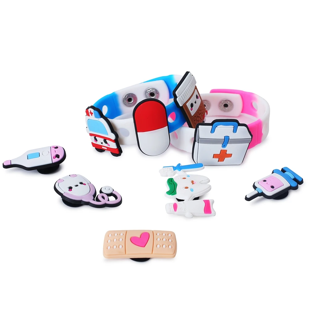 30-200Pcs Random Mixed Cartoon Shoe Charms For Slides Clog Sandals Shoes Decorations Accessories For Christmas Birthday Gifts