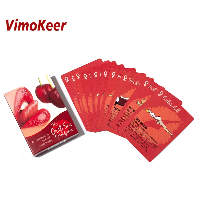 Vimokeer R-18 sex style card bedroom command toys for couple game sex Naughty 50 poses card Gifts adult passion Sex Toys supplie