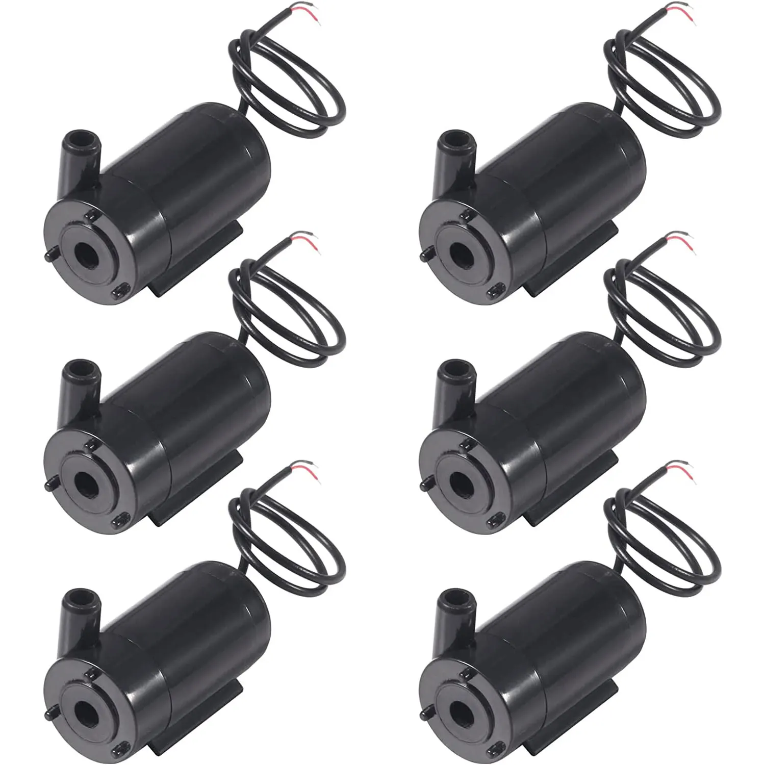 

6Pcs Mini Water Pump DC 3V 5V 120L/H Motor Pump Micro Submersible Water Pump For Fish Tanks Fountain Aquarium Brushless Motor