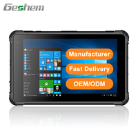 High Quality IP67 Anti-dust 4G 64G GPS NFC Optional 1000 Nits With Docking 8 Inch Win 10 Rugged Tablet